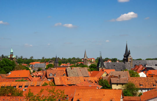 Quedlinburg-über den Dächern