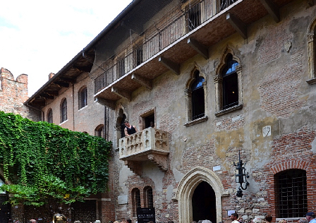 Verona - Balkon an Julias Haus