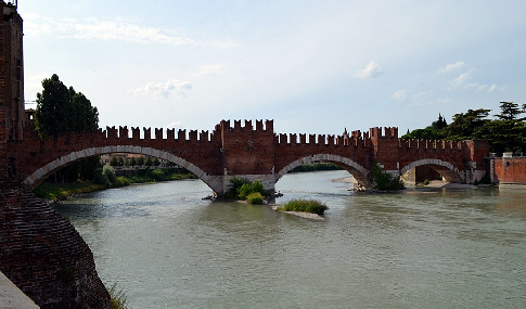 Verona - historische Brücke