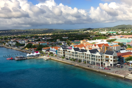 Bonaire-Blick über Kralendijk